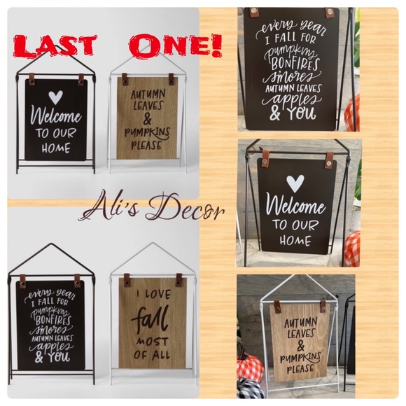 - 2 pack of Fall Reversible signs- home decor - Picture 12 of 12